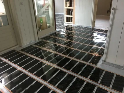 Infrared floor heating